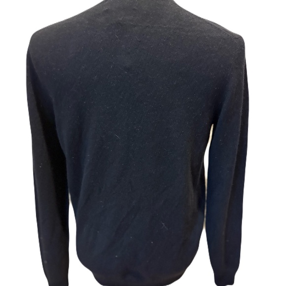 NWT Men’s Club Room Black V-Neck 100% Cashmere Sweater Sz Small Rtl $149 2-Ply - Picture 8 of 13